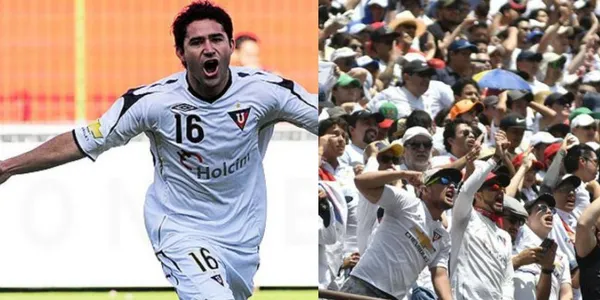 En LDU le cerraron las puertas y así recuerda la hinchada a Claudio Bieler