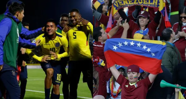 En Venezuela fue un acontecimeinto único empatarle a Ecuador y así lo celebran