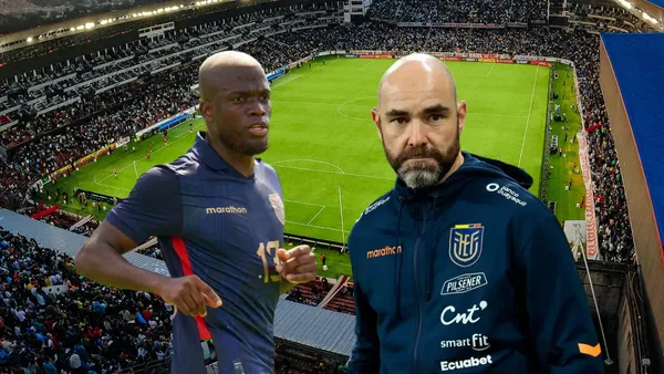 Enner Valencia, Félix Sánchez Bas. Foto tomada de: La Tri