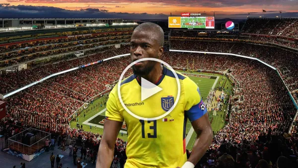 Enner Valencia. Foto tomada de: La Tri/El Universo