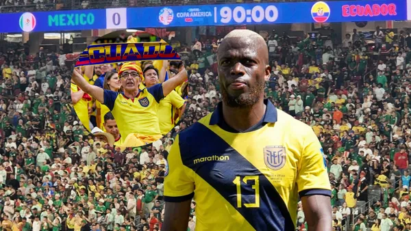 Enner Valencia, hinchas Ecuador. Foto tomada de: La Tri