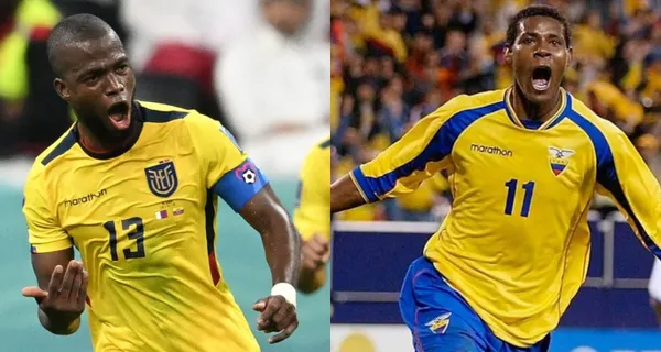Enner Valencia quedó varios escalones arriba del Tin Delgado