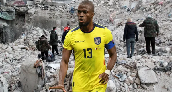 Enner Valencia visitó a un de sus compatriotas que milita en Turquía