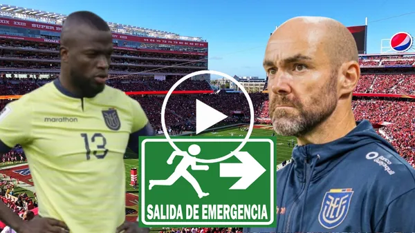 Enner Valencia y Félix Sánchez (Foto tomada de: Cerius/La Tri/AC Planeta Fuego/API)