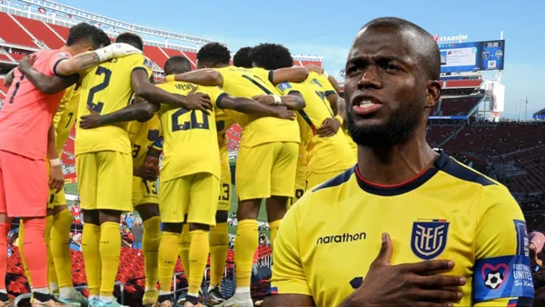Enner Valencia y la Selección Ecuatoriana (Foto tomada de: Suites/API/AFP)