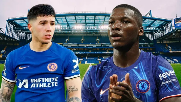 Enzo Fernández y Moisés Caicedo (Foto tomada de: Chelsea)