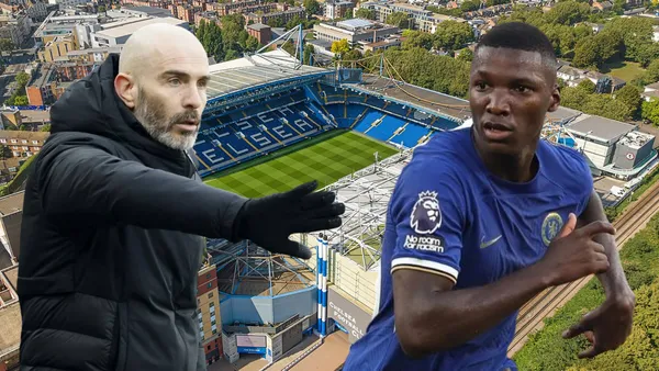 Enzo Maresca y Moisés Caicedo (Foto tomada de: Wikipedia/Chelsea/Fichajes)