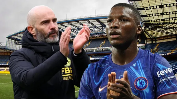 Enzo Maresca y Moisés Caicedo (Foto tomada de: Wikipedia/Chelsea/Marketing)