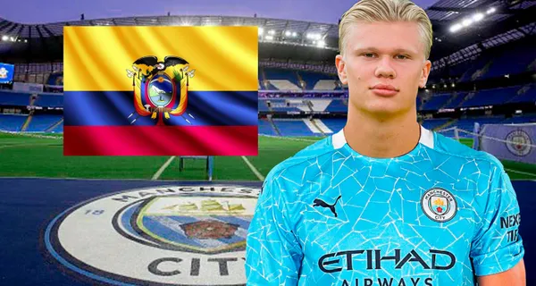 Erling Haaland es el fichaje bomba de la temporada en el Manchester City y también consideran a un ecuatoriano