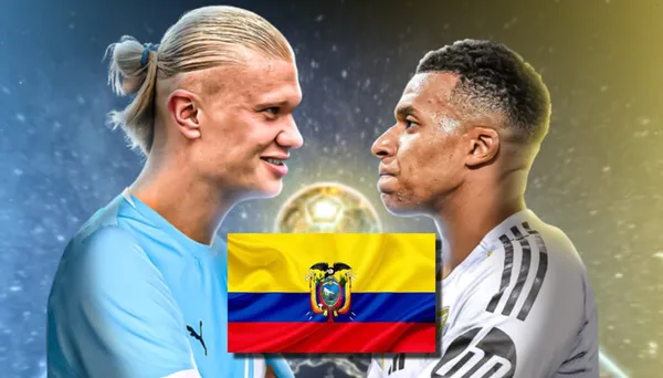 Erling Haaland-Kylian Mbappé / Foto: Infobae