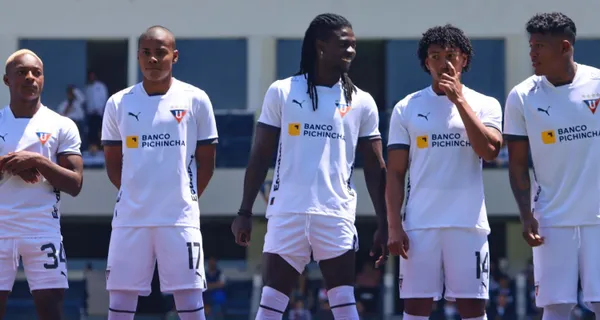 Este jugador no desentona en Liga de Quito y aunque sea amistoso juega con la misma intensidad. Ante Aucas lo demostró