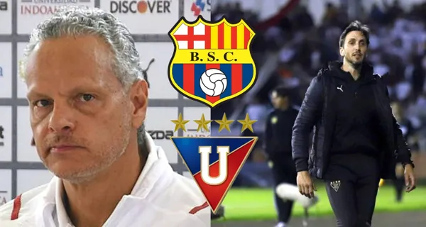 Esteban Paz no se convenció de que sea un clásico el Liga de Quito contra Barcelona SC, mientras Luis Zubeldía dijo esto