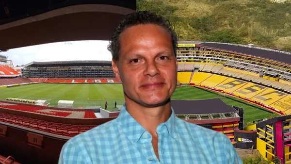 Esteban Paz y los estadio de Liga y Barcelona SC