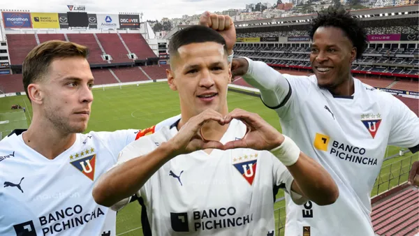 Ezequiel Piovi, Alex Arce y Jhojan Julio (Foto tomada de: Primicias/API)