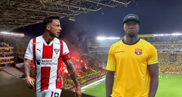 Ezequiel Piovi y Felipe Caicedo / Foto de: El Futbolero Ecuador