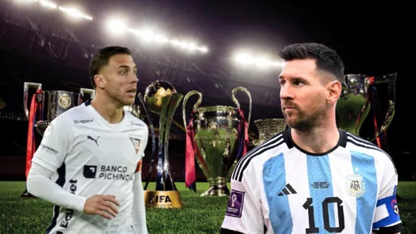 Ezequiel Piovi y Lionel Messi / Foto de: El Futbolero Ecuador