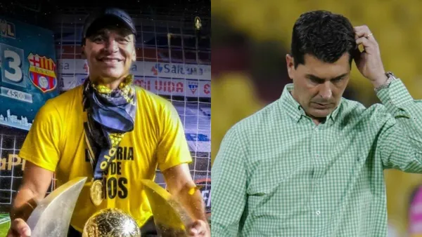 Fabián Bustos-Barcelona SC-Ismael Rescalvo / Foto: El Comercio