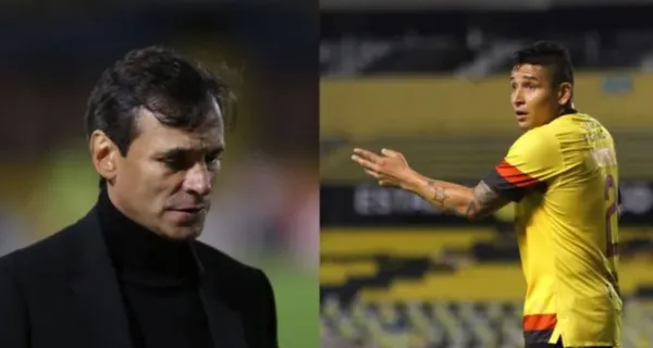 Fabián Bustos defendió a Pineida que no pasa su mejor momento con Barcelona SC