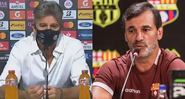 Fabián Bustos dijo que a la final lo que pesó más fue la inversión millonaria que hizo Flamengo y por ello eliminaron a Barcelona SC en las semifinales de Libertadores. Renato Gaúcho contestó