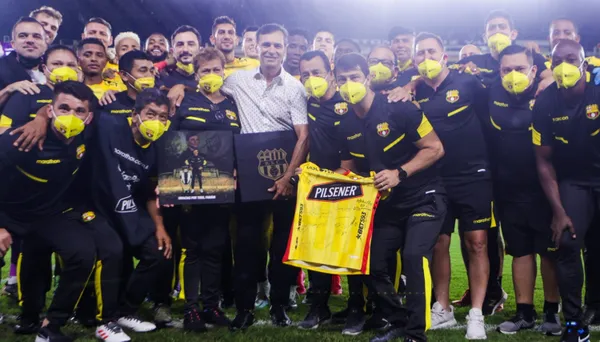 Fabián Bustos habló del jugador que dejó en Barcelona SC y que hoy no pasa por un buen momento