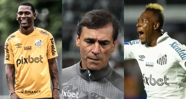Fabián Bustos no la pasa bien en Santos y desde semanas atrás se habla en Brasil de una trinca de los jugadores