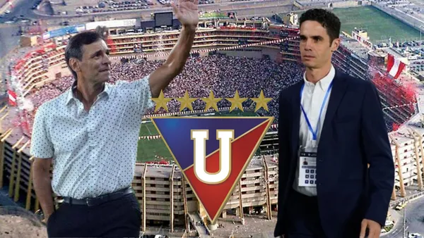 Fabián Bustos mantuvo la paternidad que tiene con Liga de Quito (Foto tomada de: Conmebol/API/Ecuavisa)