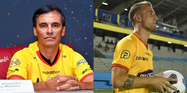 Fabián Bustos mira de cerca al plantel y tiene al sucesor ideal del 10 de Barcelona SC, Damián Díaz, con quien le ve muchas condiciones