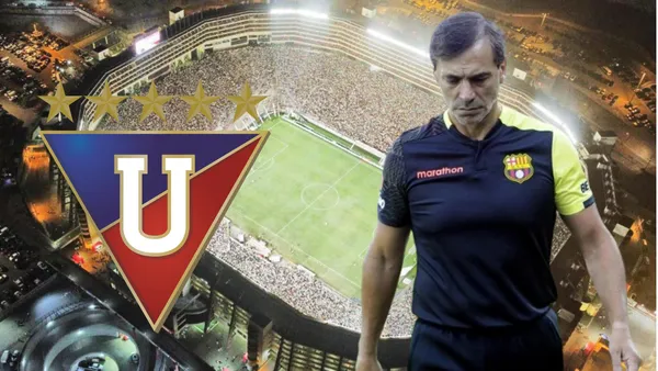 Fabián Bustos volvió a llorar tras una decisión arbitral (Foto tomada de: El Comercio/API/Wikipedia)