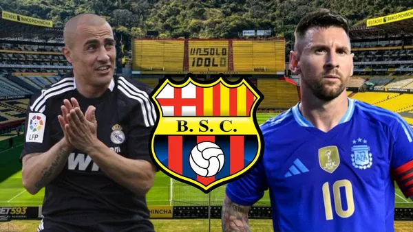 Fabio Cannavaro y Lionel Messi (Foto tomada de: Barcelona SC/LAPRESSE/Wikipedia)