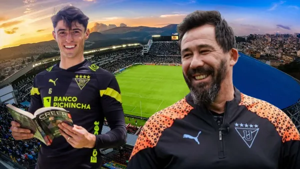 Facundo Rodríguez y Pablo Sánchez (Foto tomada de: Liga de Quito/Primicias)