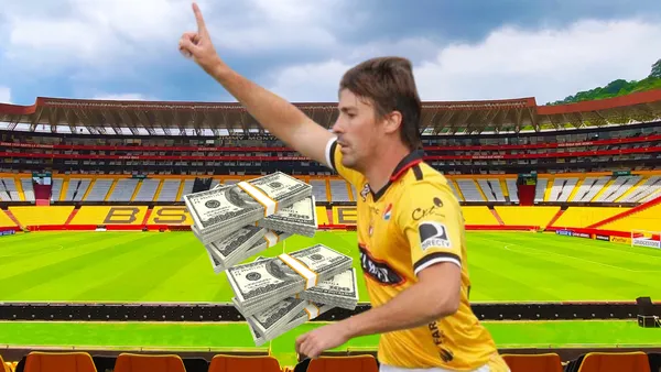 Federico Nieto celebrando, dinero. Foto tomada de: El Diario Ecuador