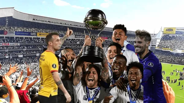 Felicitaciones de Barcelona SC a Liga de Quito por el título