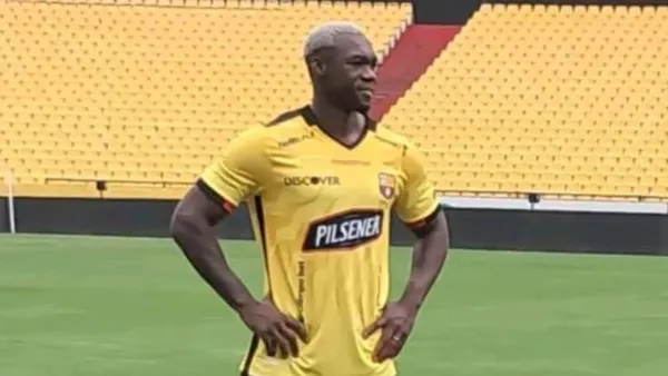 Felipe Caicedo en Barcelona SC / Foto tomada de: API