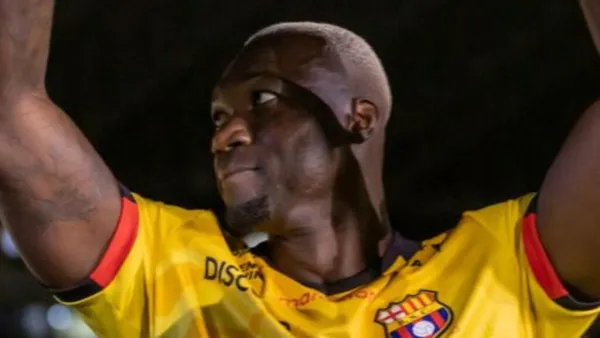 Felipe Caicedo en Barcelona SC / Foto tomada de: API