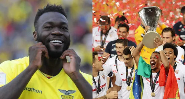 Felipe Caicedo está de cumpleaños y en la Europa Legue se lo reconocieron con un regalo para el recuerdo, mientras en Ecuador ya no quieren saber nada de él