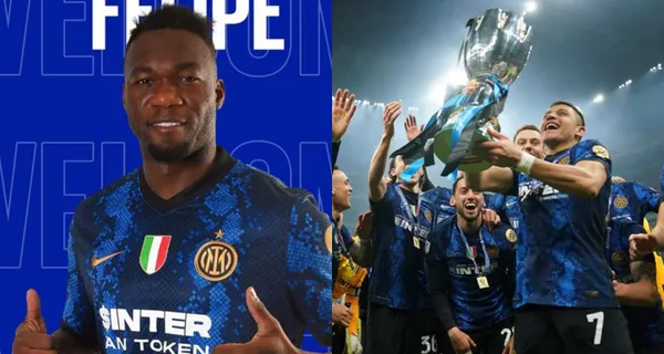 Felipe Caicedo está con Inter de Milán en la final de la Copa Italia, aunque todo lo vio desde la banda de suplentes