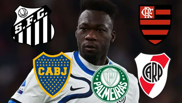 Felipe Caicedo está en la órbita de dos grandes de Brasil, mira de quién se trata