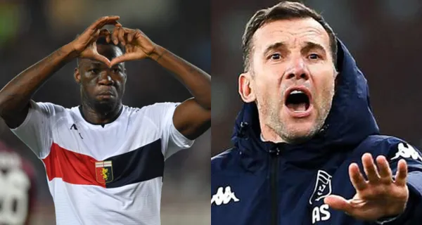 Felipe Caicedo estaba con un pie fuera de Genoa, pero primero fue despedido Andriy Shevchenko del equipo italiano