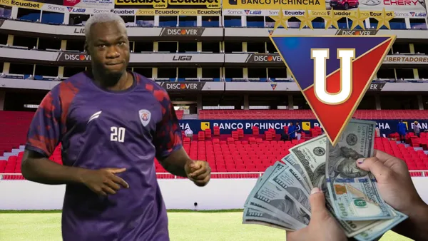 Felipe Caicedo (Foto tomada de: Liga de Quito/Abha/Wikipedia/El Universo)