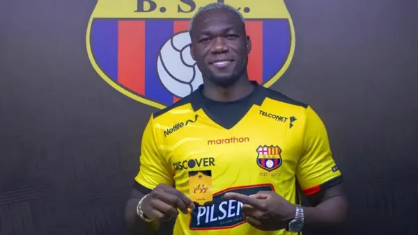 Felipe Caicedo jugador de Barcelona SC