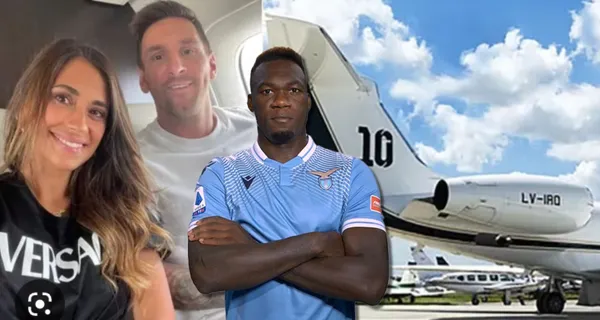 Felipe Caicedo se fue en un avión de lujo, con todas las comodidades, como Lionel Messi