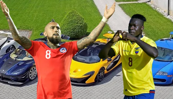 Felipe Caicedo tiene un auto de lujo al igual que su "amigo" Arturo Vidal
