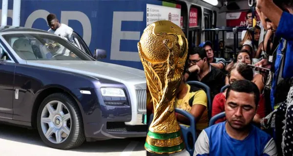 Felipe Caicedo viaja en Rolls Royce y otros carros de lujo, pero este jugador que está en el Mundial suele ir en bus