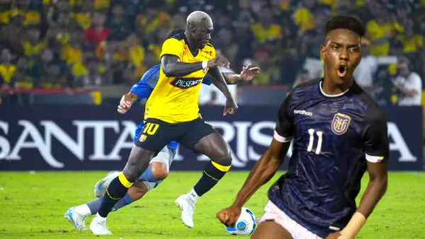 Felipe Caicedo y Allen Obando / Foto de: El Futbolero Ecuador