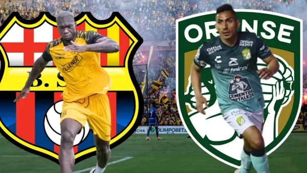 Felipe Caicedo y Ángel Mena / Foto: Studiofútbol