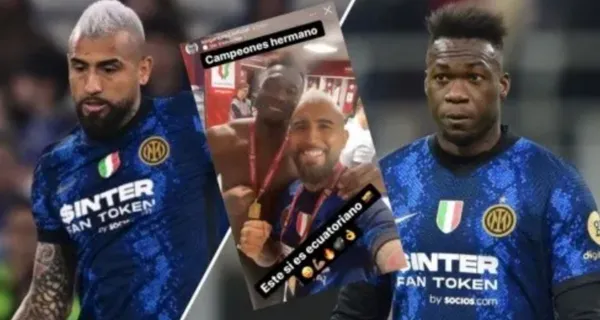 Felipe Caicedo y Arturo Vidal se burlaron de Ecuador y la foto se hizo viral