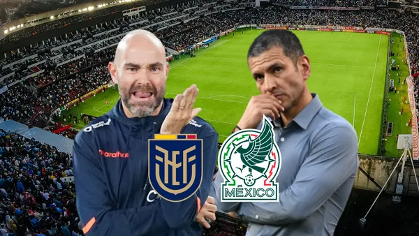 Félix Sánchez Bas, Jimmy Lozano. Foto tomada de: La Tri/Esto/Pes Logos