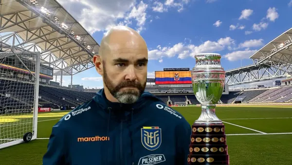 Félix Sánchez Bas serio, Copa América. Foto tomada de: La Tri