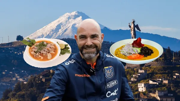 Félix Sánchez Bas y su gusto por la gastronomía ecuatoriana