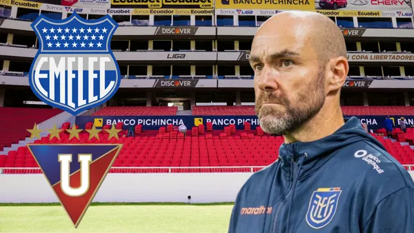 Félix Sánchez en el Estadio Rodrigo Paz Delgado (Foto tomada de: La Red/La Tri/Wikipedia)